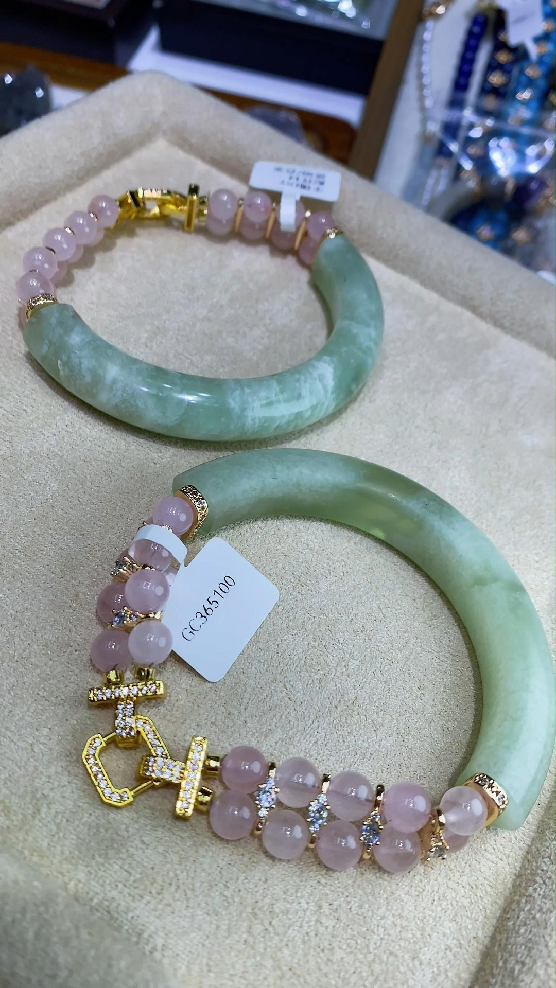 Crystal Half Bangles