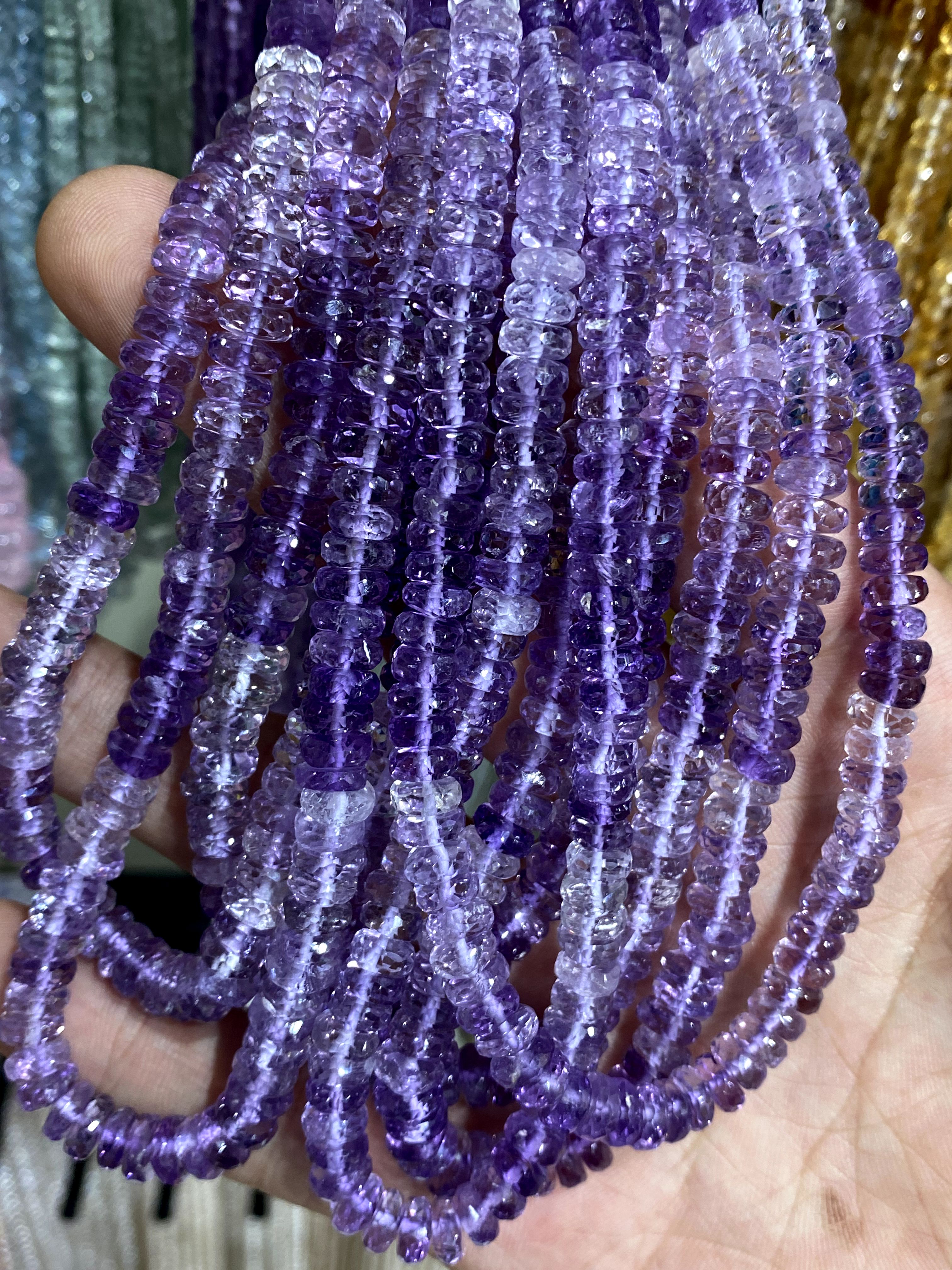 Faceted Amethyst Beads