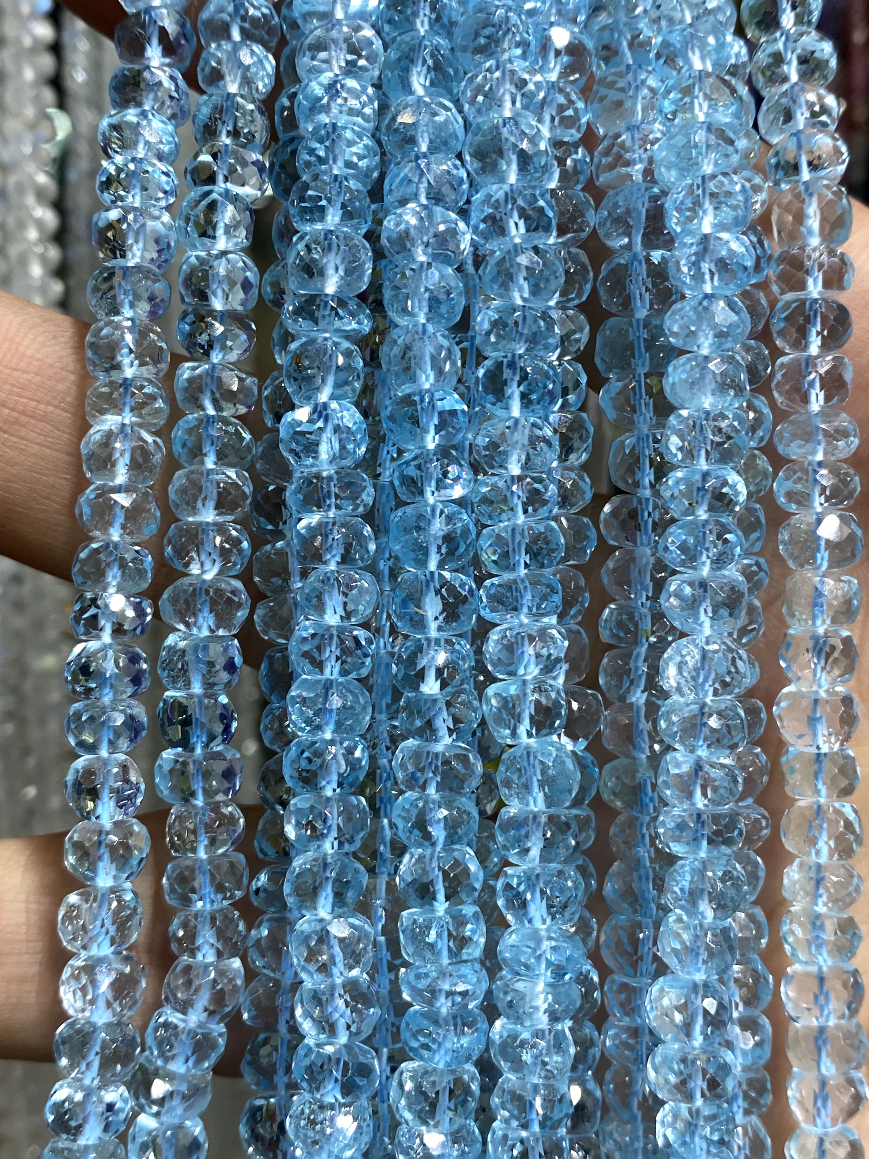 Faceted Topaz Beads