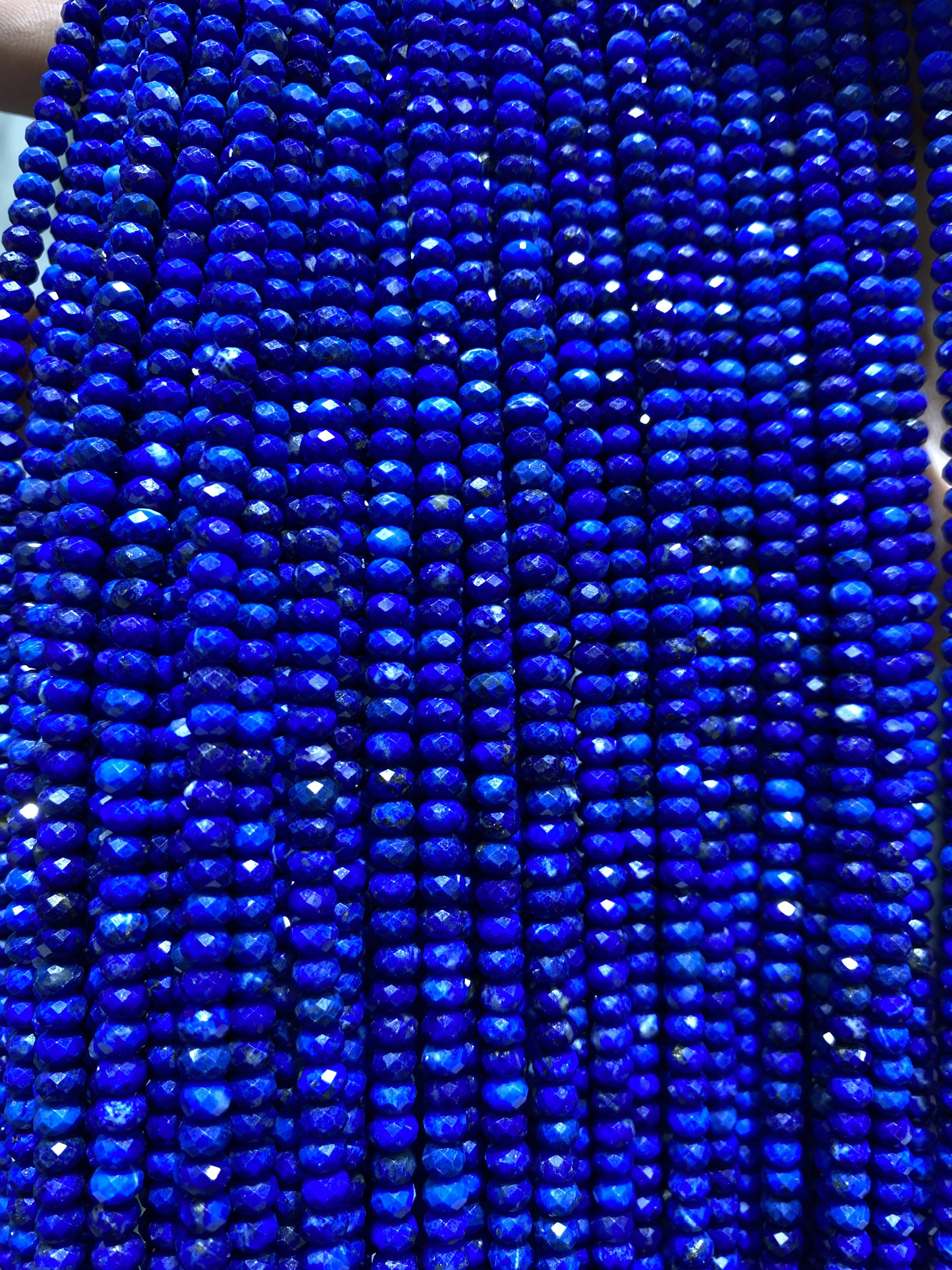 Faceted Lapis Lazuli Beads