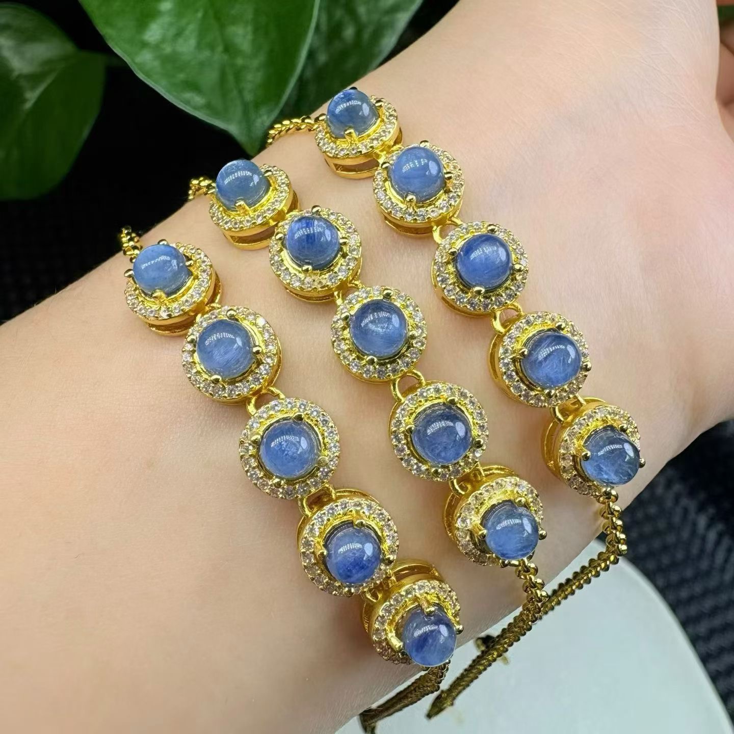Copper Kyanite Bracelets