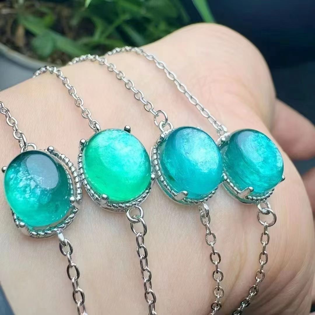 Copper Green lepidolite Bracelets