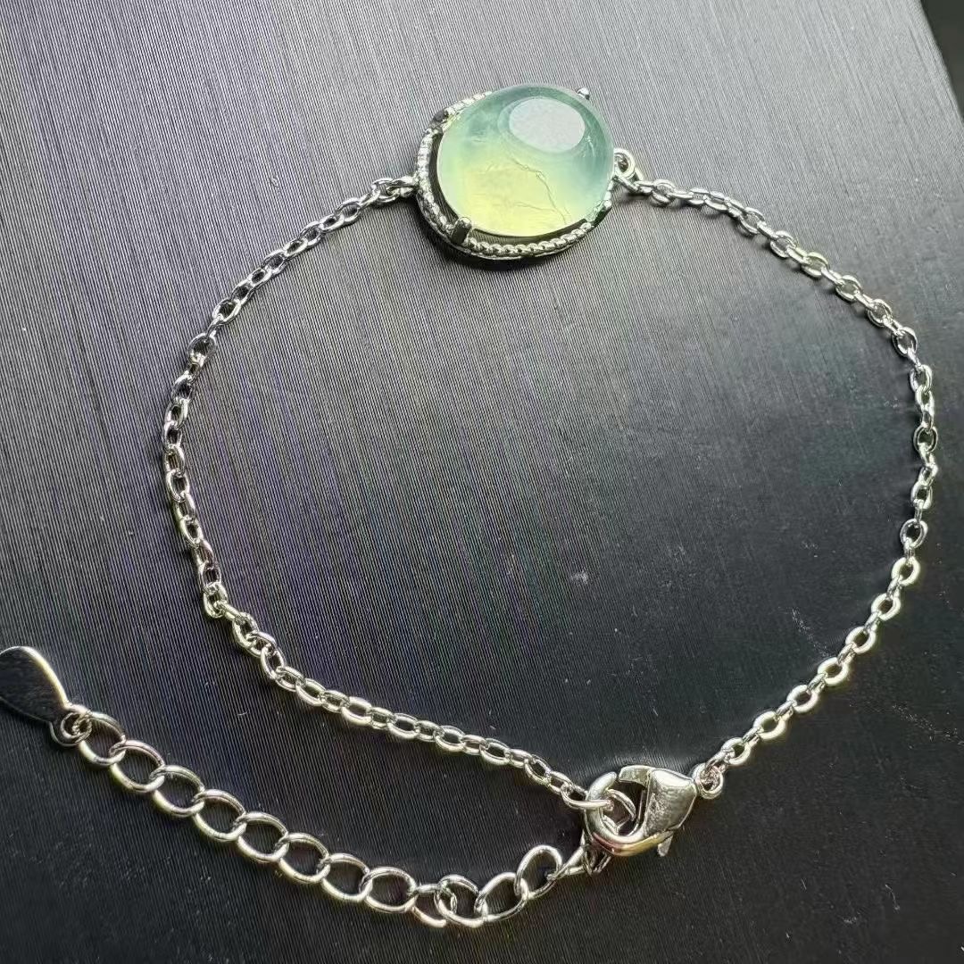 Copper Prehnite Bracelets