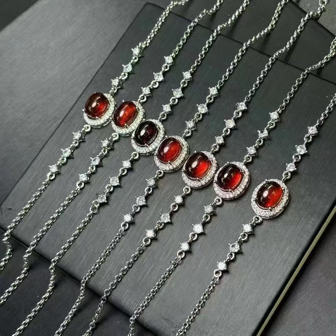 Copper Garnet Bracelets