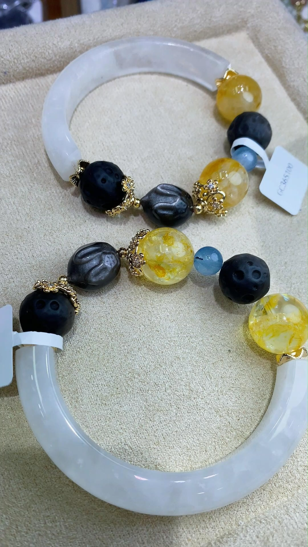 Crystal Half Bangles