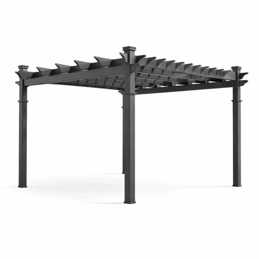 Aluminium Pergola Anthrazit 300x300x230cm-decofetra