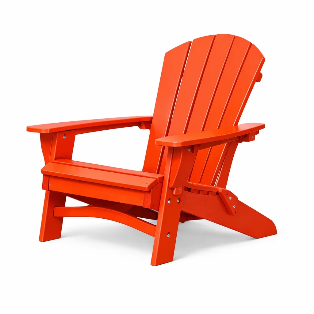 Adirondack Stuhl Polyethylen Rot 87x75x90 cm-decofexa