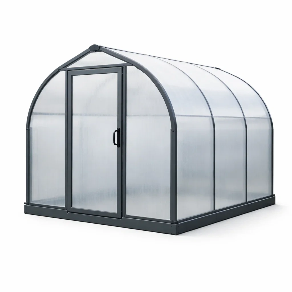 Gewächshaus 3x2 m Polycarbonat Aluminium-decofexa