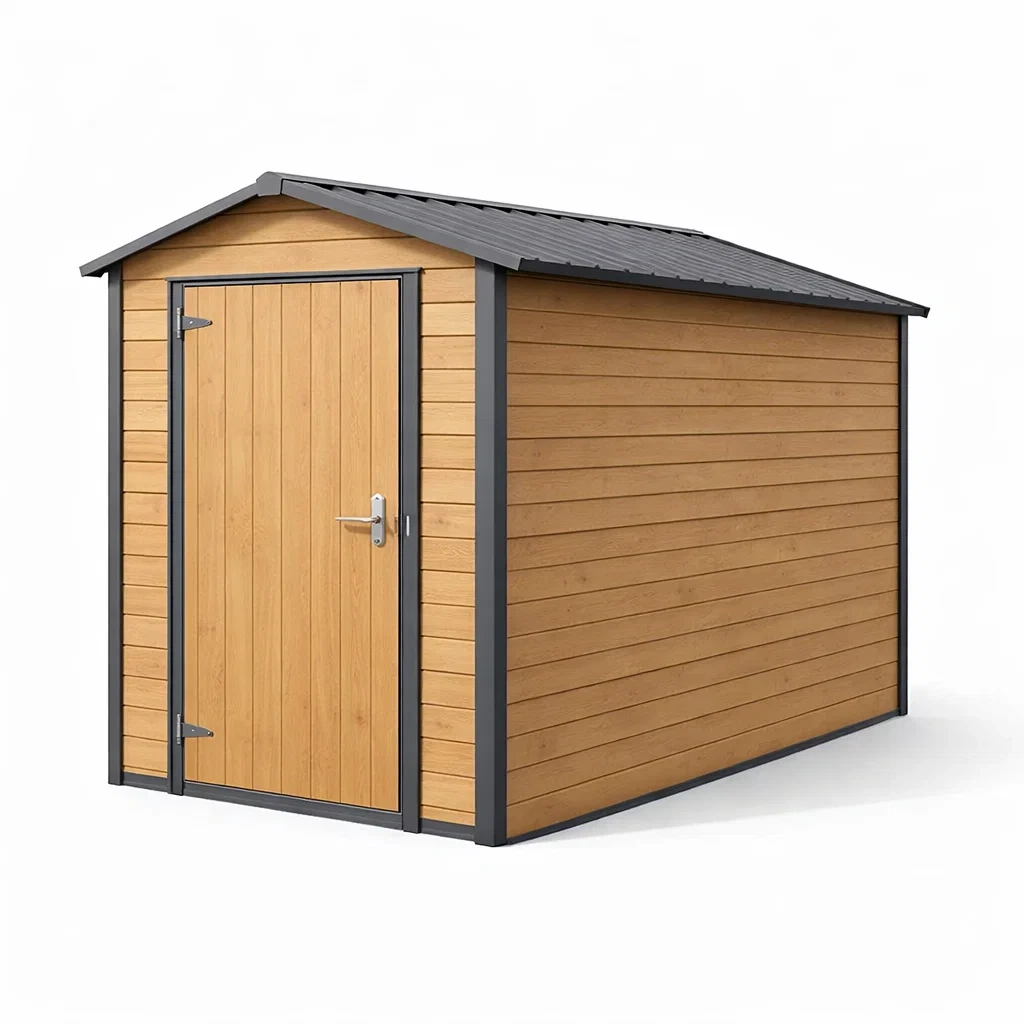 Gartenhaus aus Holz mit Stahldach 3x2m-decofexa