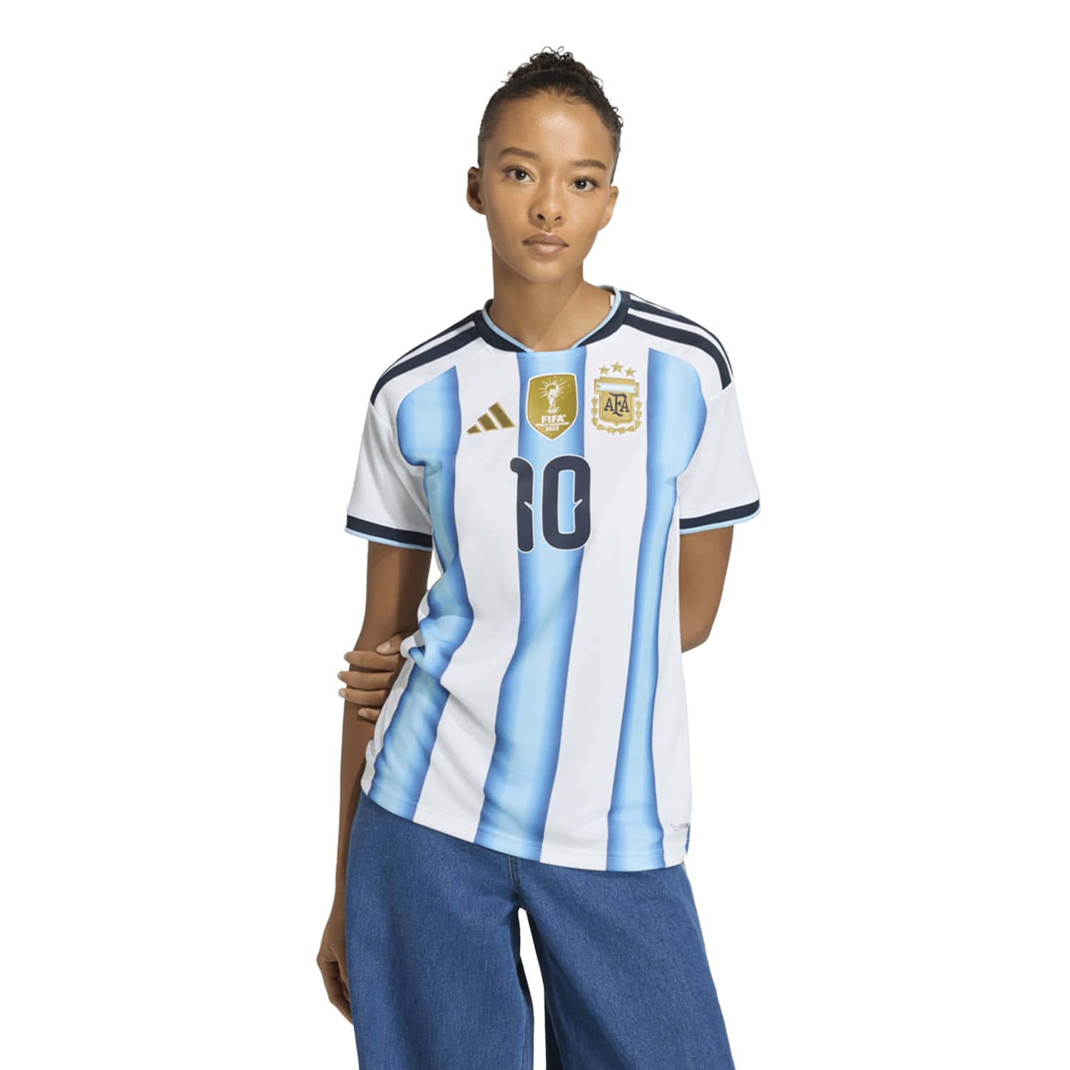 Argentina 2026 Messi 10 Home Soccer Jersey - Women's