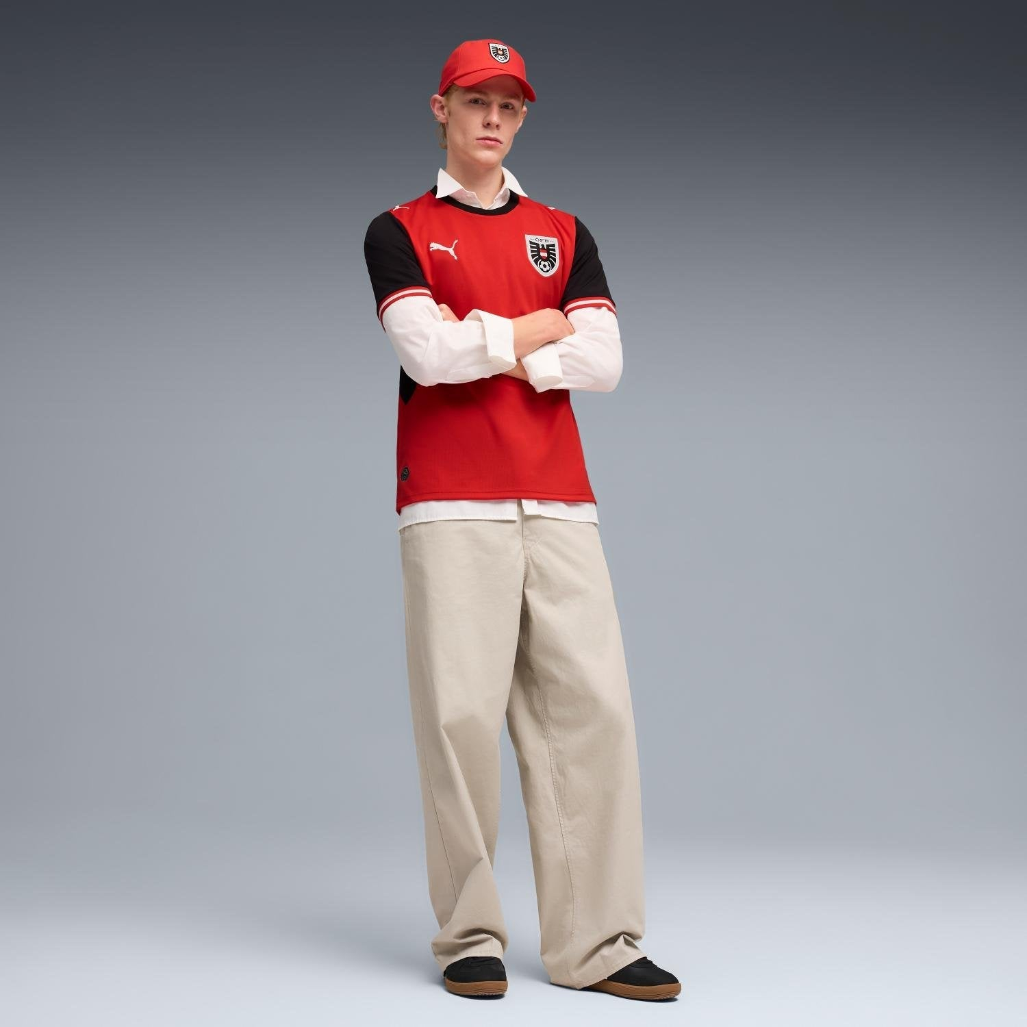 Austria 2026 Home Soccer Jersey - Men's