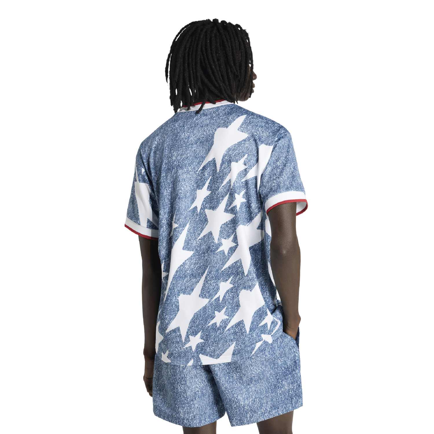 USA 1994 Denim Graphic Soccer Jersey - Men's