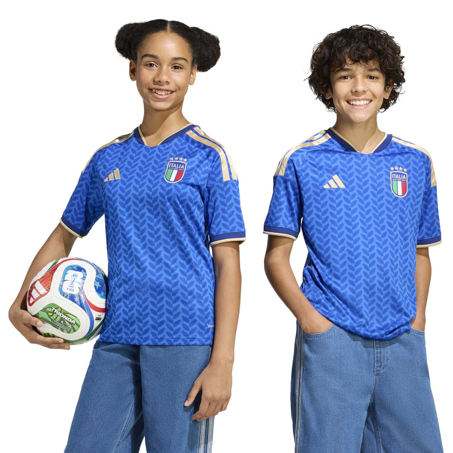 Italy 2026 Home Soccer Jersey - Youth
