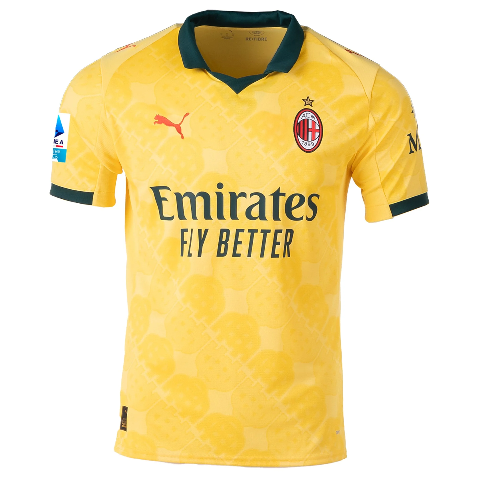 Mens 7 Santiago Giménez AC Milan 2025-26 Third Jersey Football Shirt