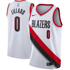 Men's Portland Trail Blazers Jerseys #0 Damian Lillard Basketball Jerseys