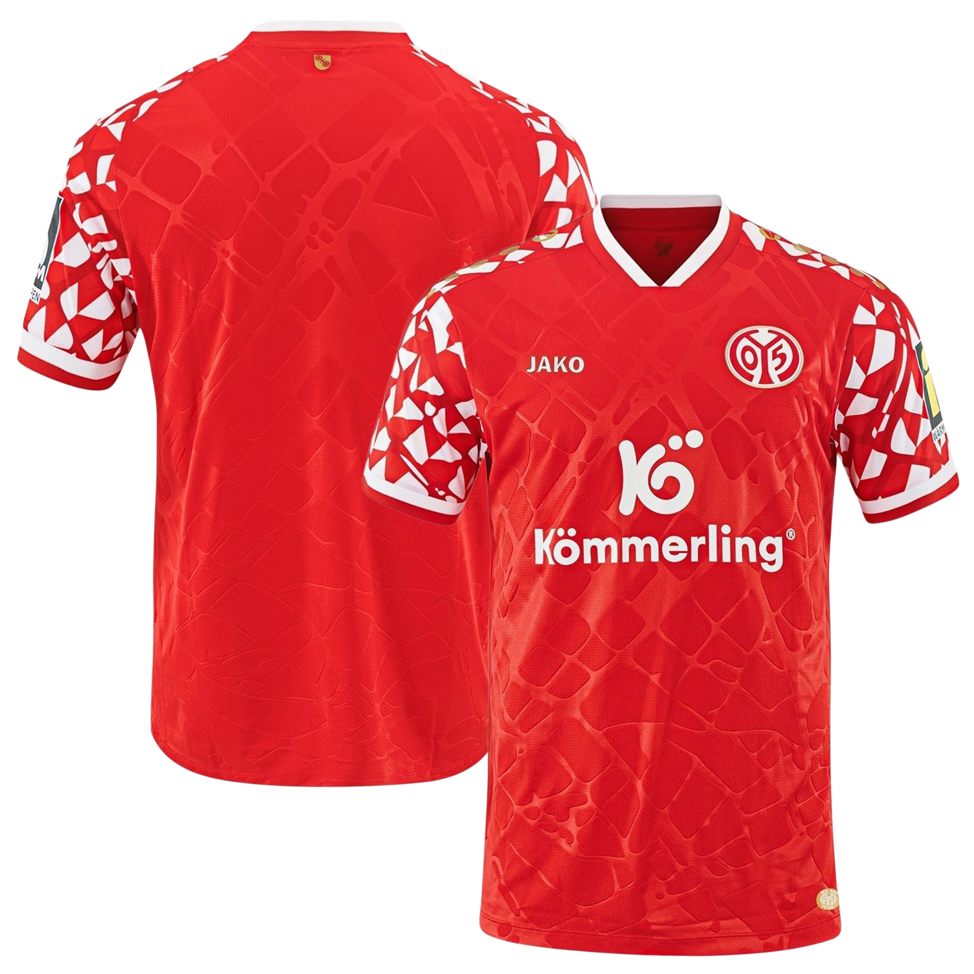 Mens 1. FSV Mainz 05 Home Jersey 2025-26 Football Shirt