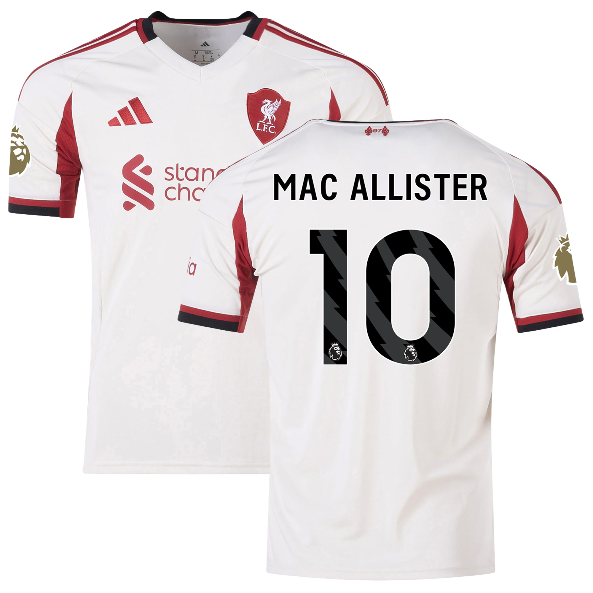 Mens 10 Alexis Mac Allister Liverpool 2025-26 Away Jersey Football Shirt