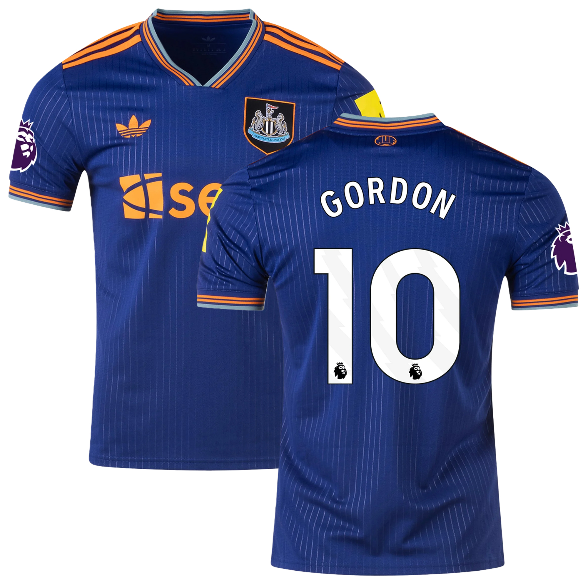 Mens 10 Anthony Gordon Newcastle Third Jersey 2025-26 Football Shirt