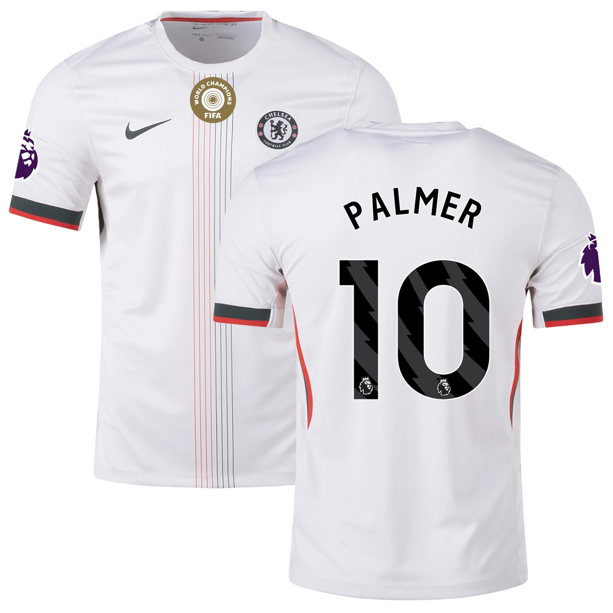 Mens 10 Cole Palmer Chelsea Away Jersey 2025-26 Football Shirt