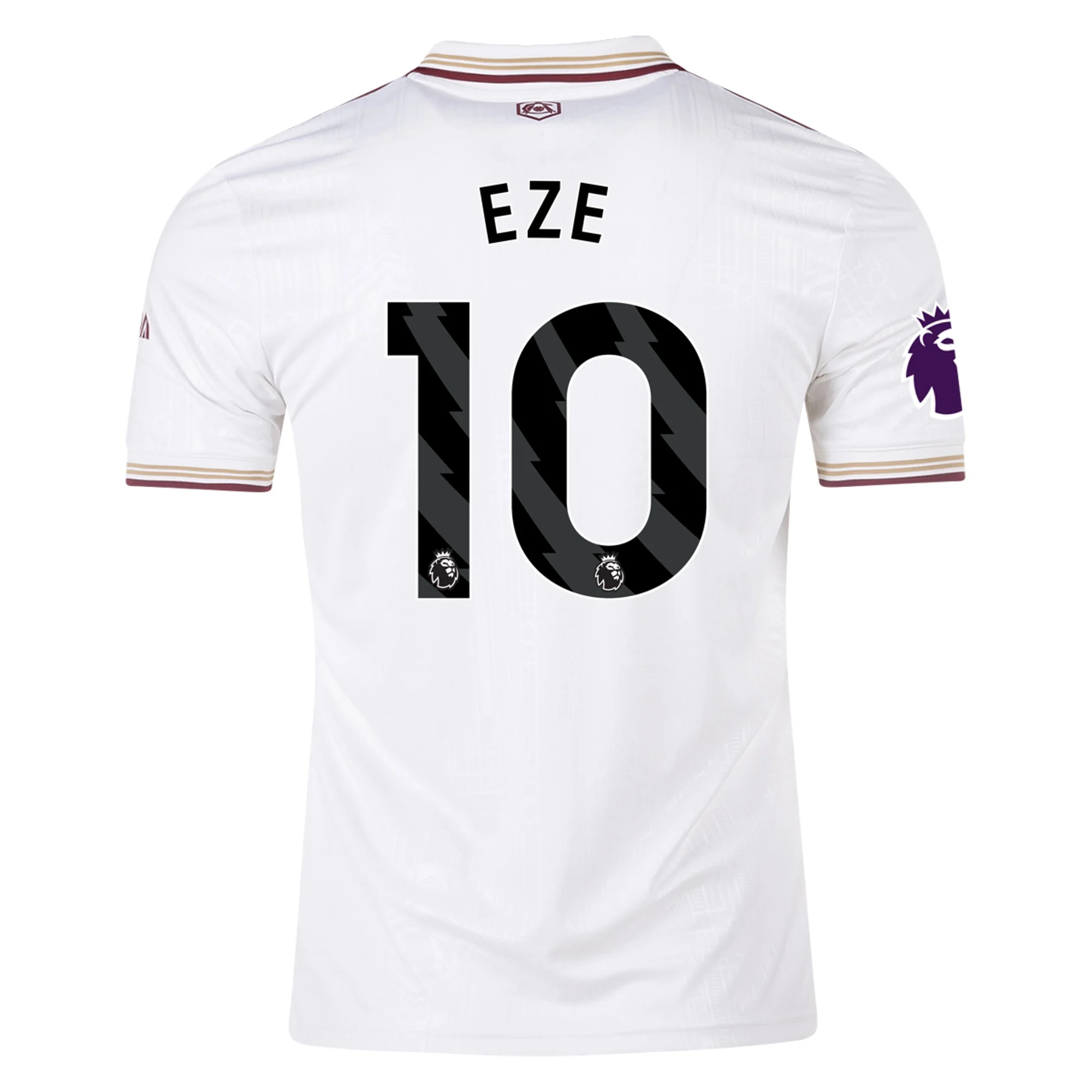 Mens 10 Eberechi Eze Arsenal 2025-26 Third Jersey Football Shirt