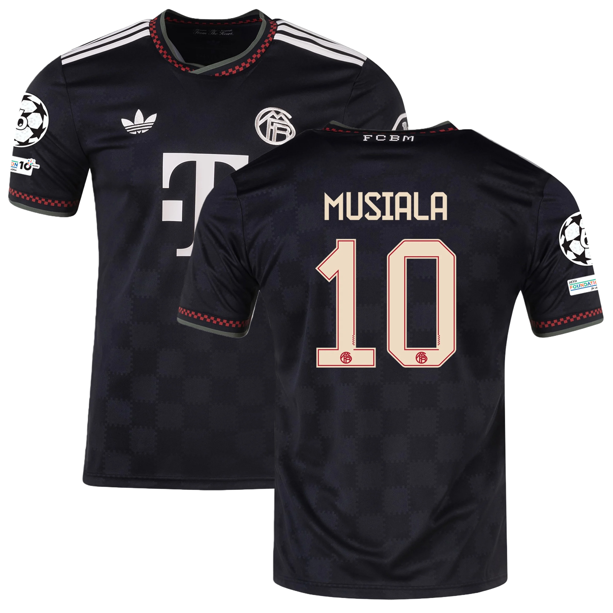Mens 10 Jamal Musiala Bayern Munich 2025-26 Third Jersey Football Shirt