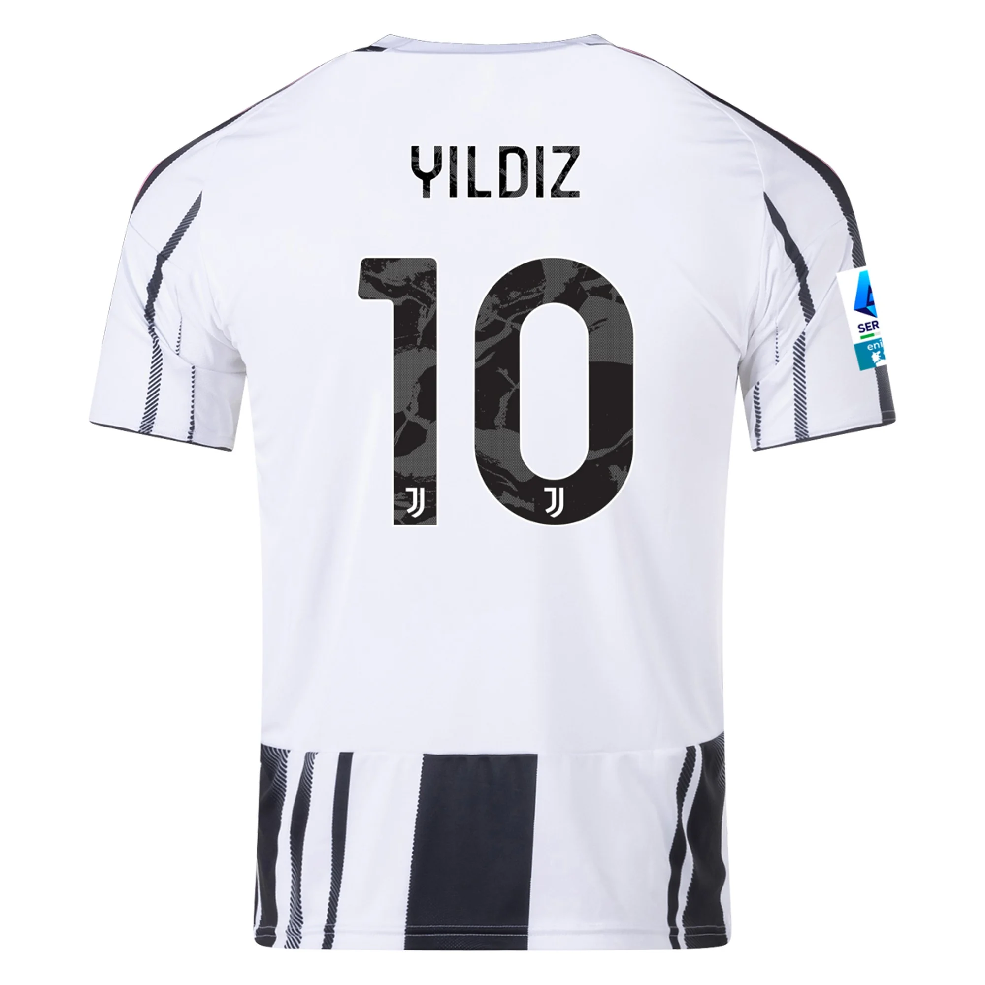 Mens 10 Kenan Yıldız Juventus 2025-26 Home Jersey Football Shirt