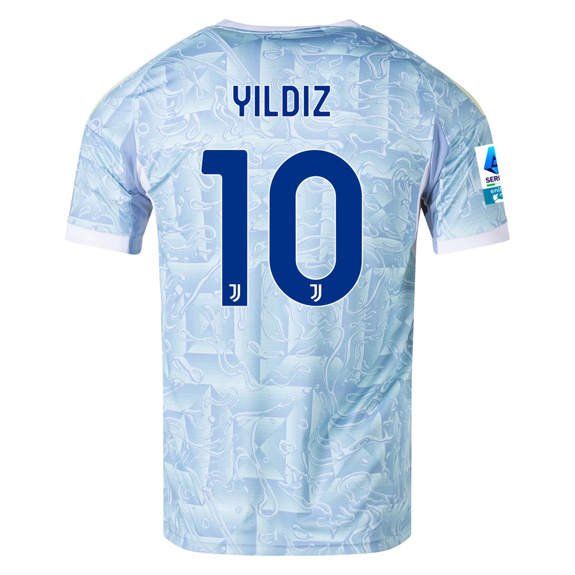 Mens 10 Kenan Yildiz Juventus 2025-26 Away Jersey Football Shirt