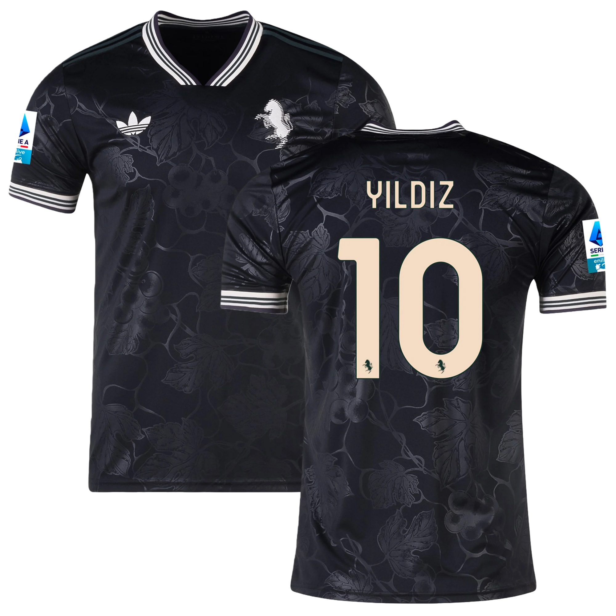 Mens 10 Kenan Yildiz Juventus 2025-26 Third Jersey Football Shirt
