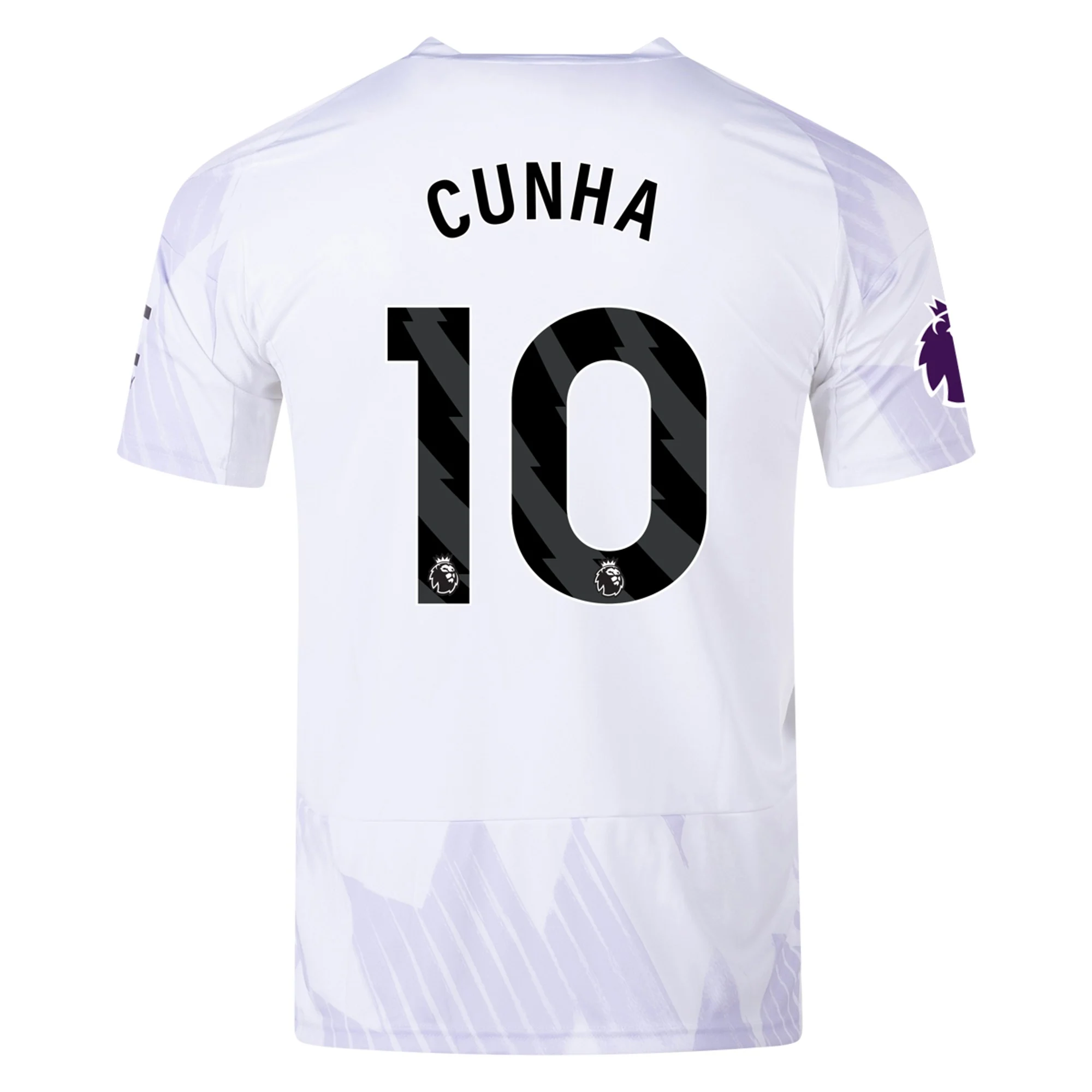 Mens 10 Matheus Cunha Manchester United 2025-26 Away Jersey Football Shirt