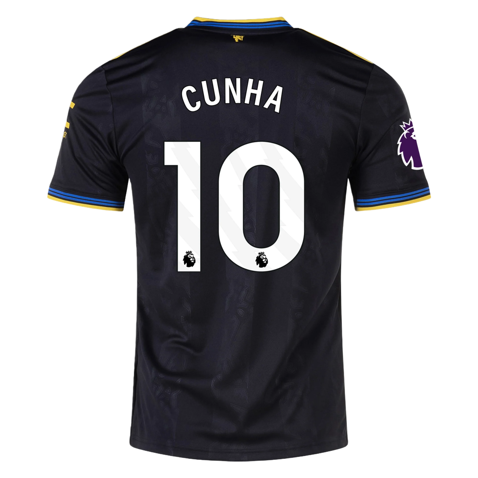 Mens 10 Matheus Cunha Manchester United 2025-26 Third Jersey Football Shirt