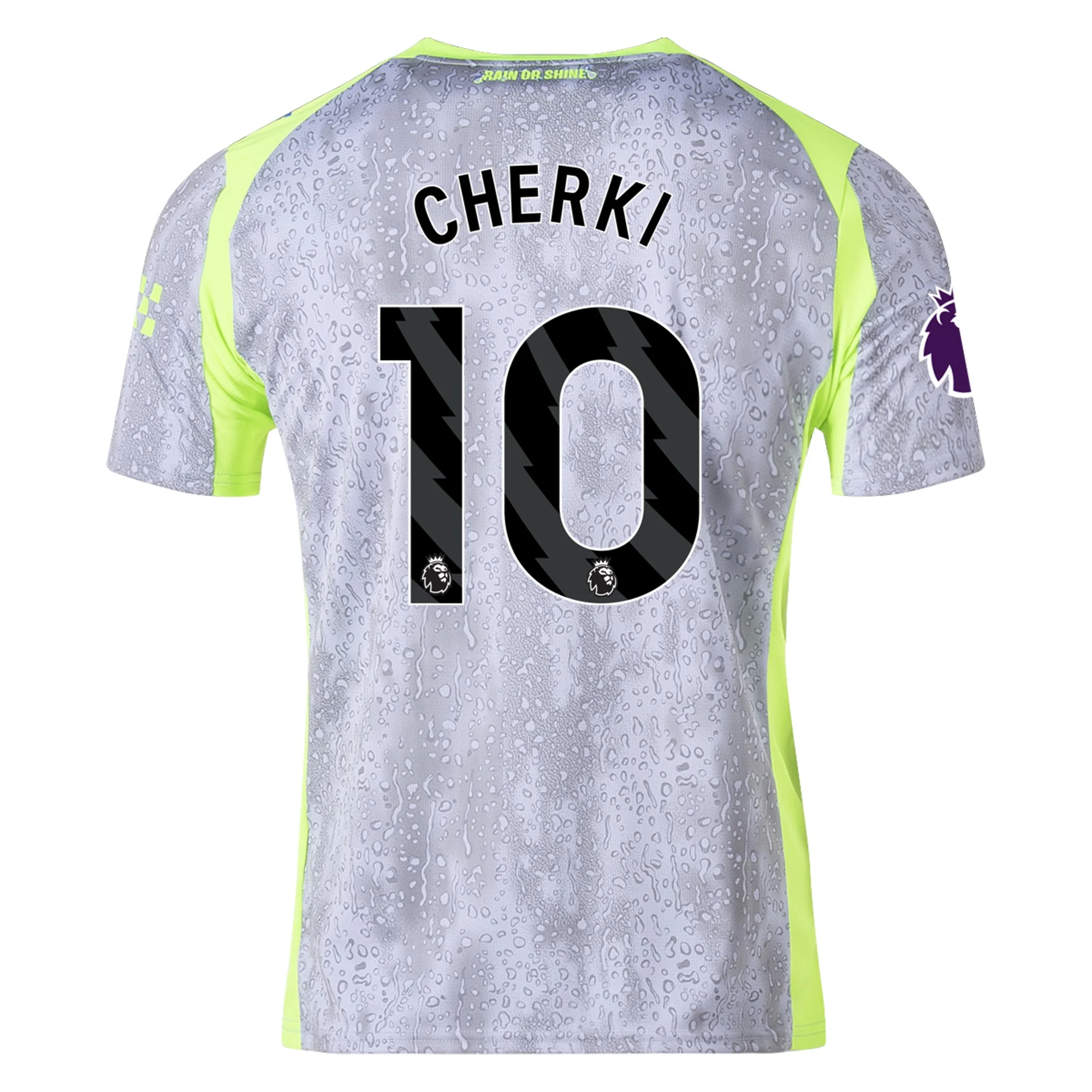 Mens 10 Rayan Cherki Manchester City Third Jersey 2025-26 Football Shirt