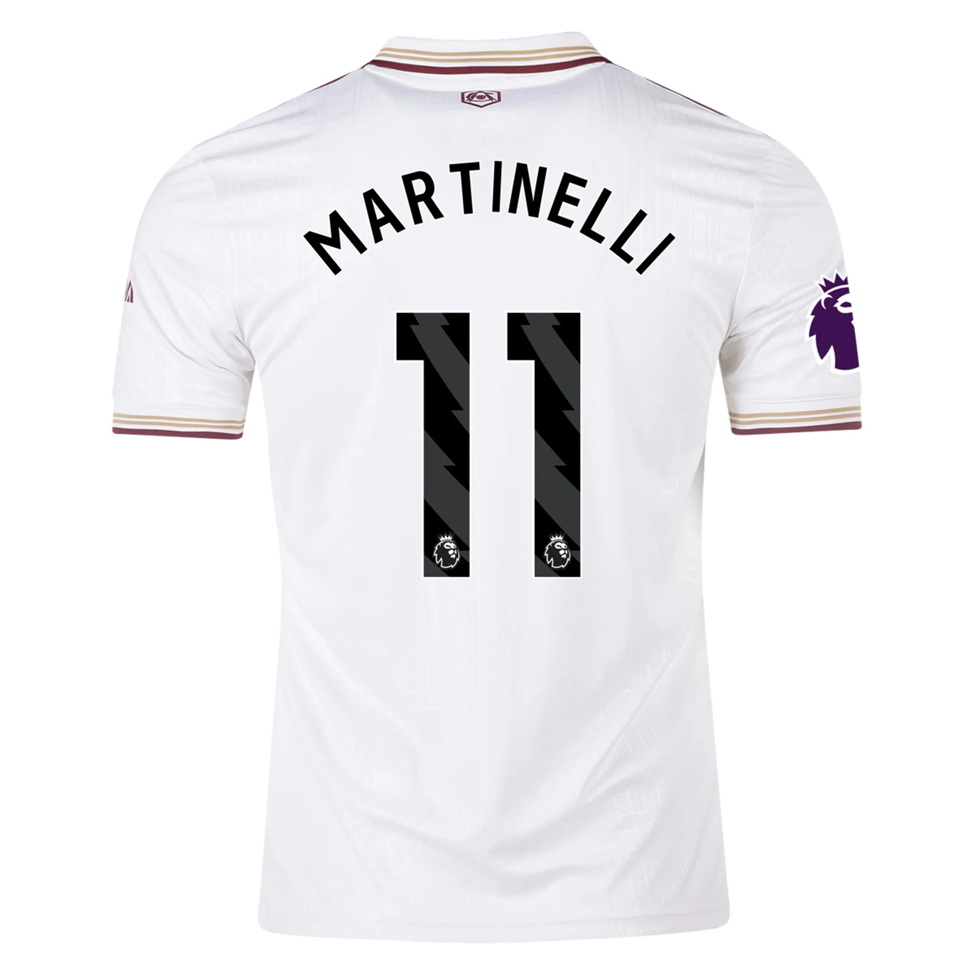 Mens 11 Gabriel Martinelli Arsenal 2025-26 Third Jersey Football Shirt
