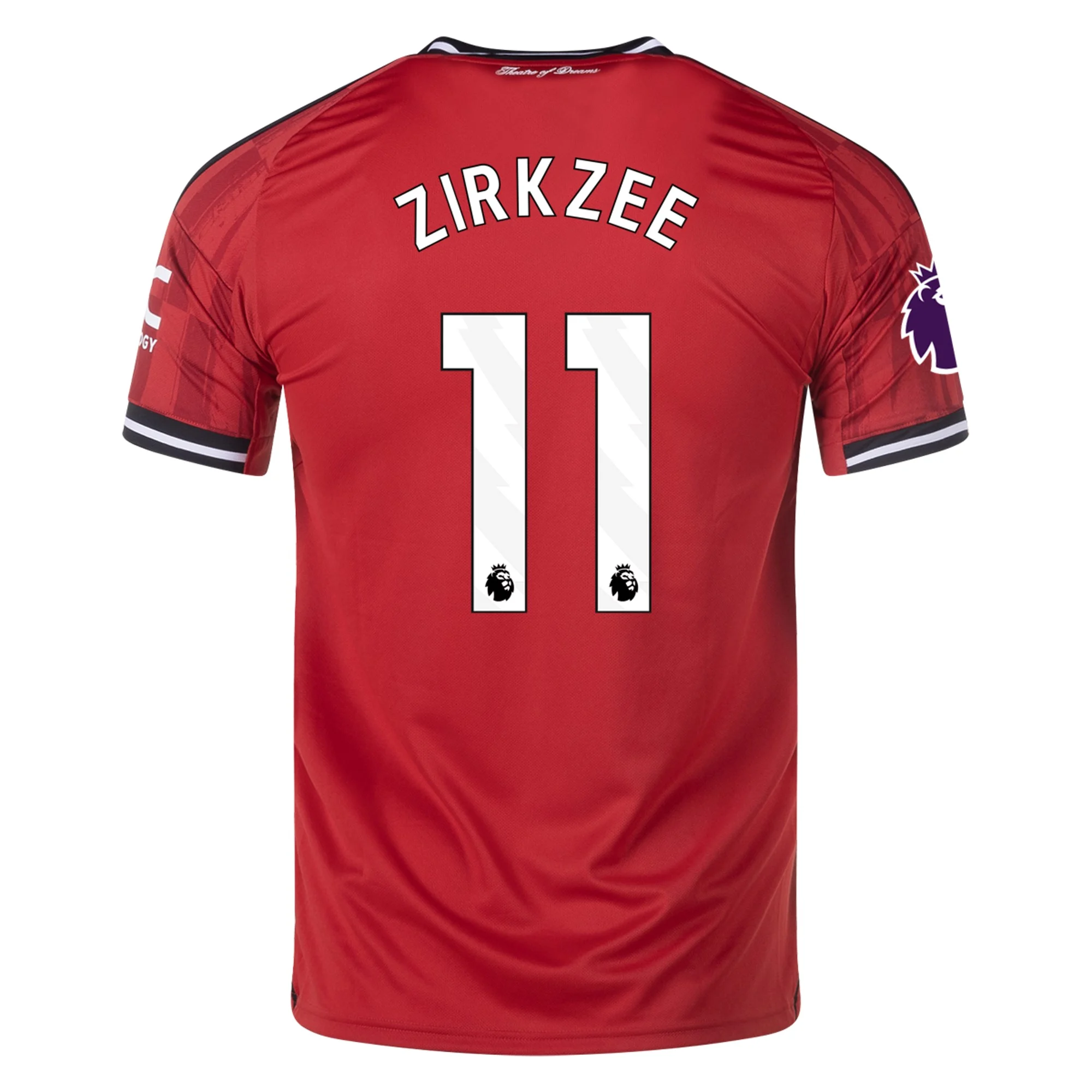 Mens 11 Joshua Zirkzee Manchester United 2025-26 Home Jersey Football Shirt