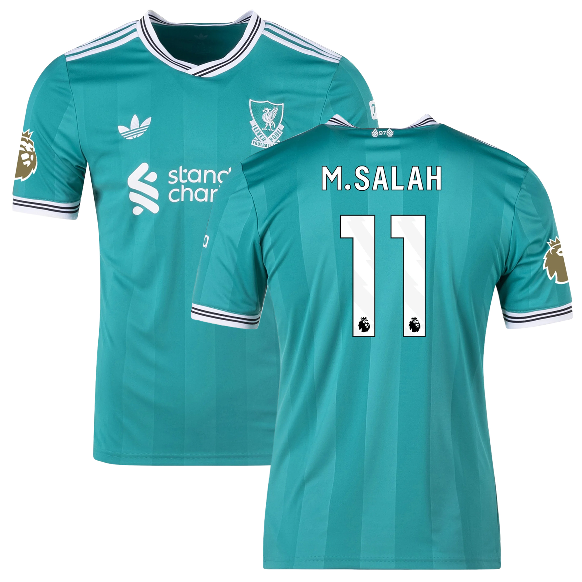 Mens 11 Mohamed Salah Liverpool 2025-26 Third Jersey Football Shirt