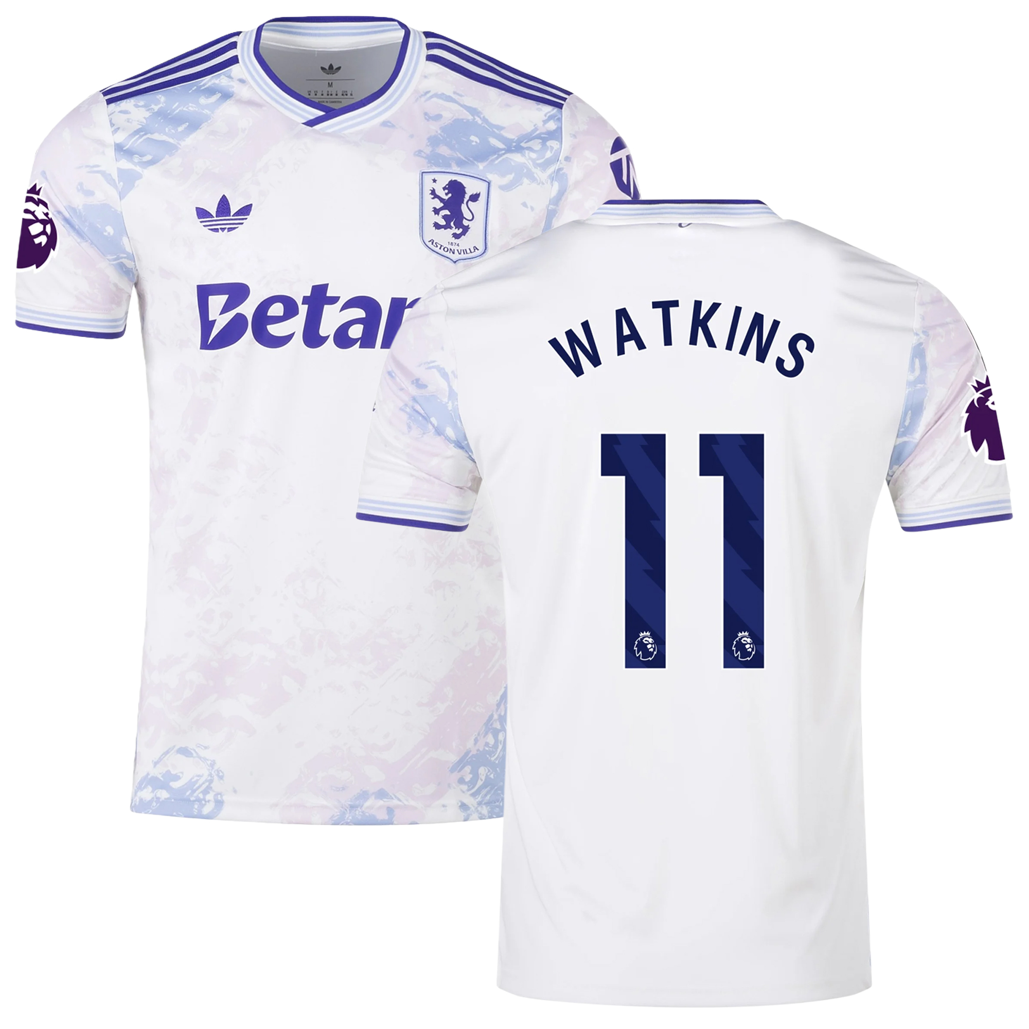 Mens 11 Ollie Watkins Aston Villa Third Jersey 2025-26 Football Shirt