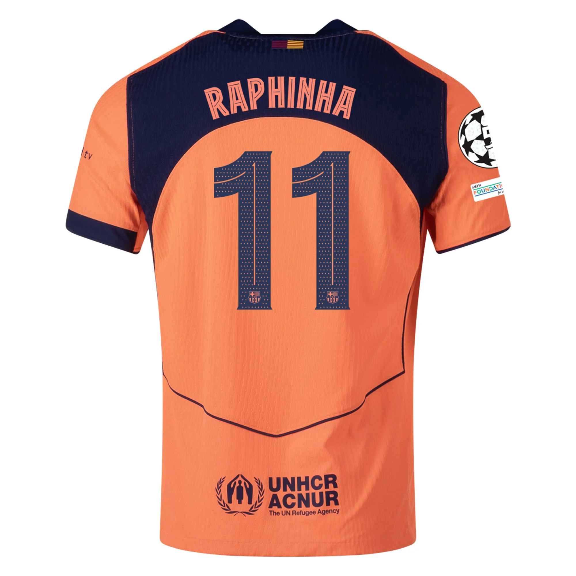 Mens 11 Raphinha Barcelona 2025-26 Third Jersey Football Shirt