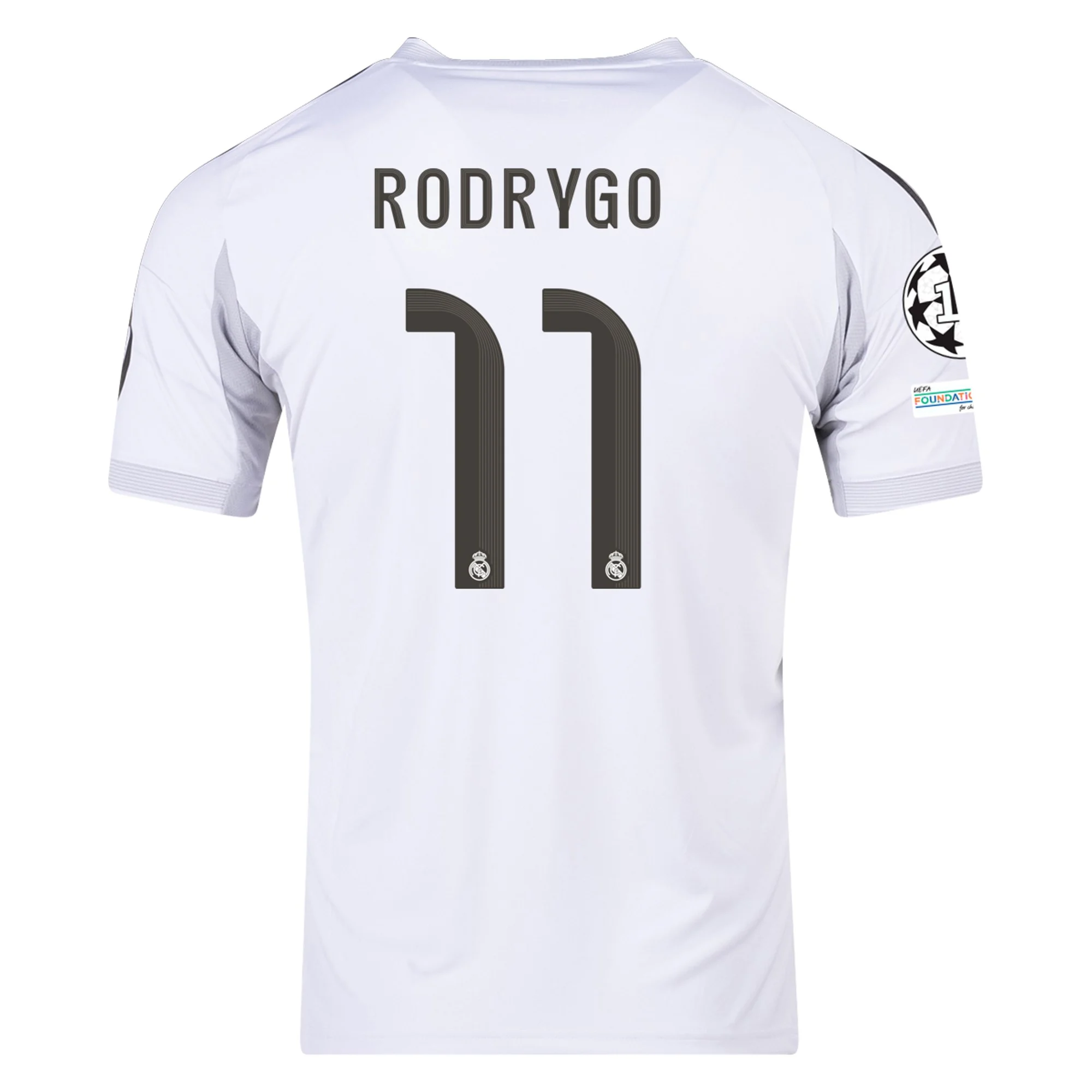 Mens 11 Rodrygo Real Madrid 2025-26 Home Jersey Football Shirt