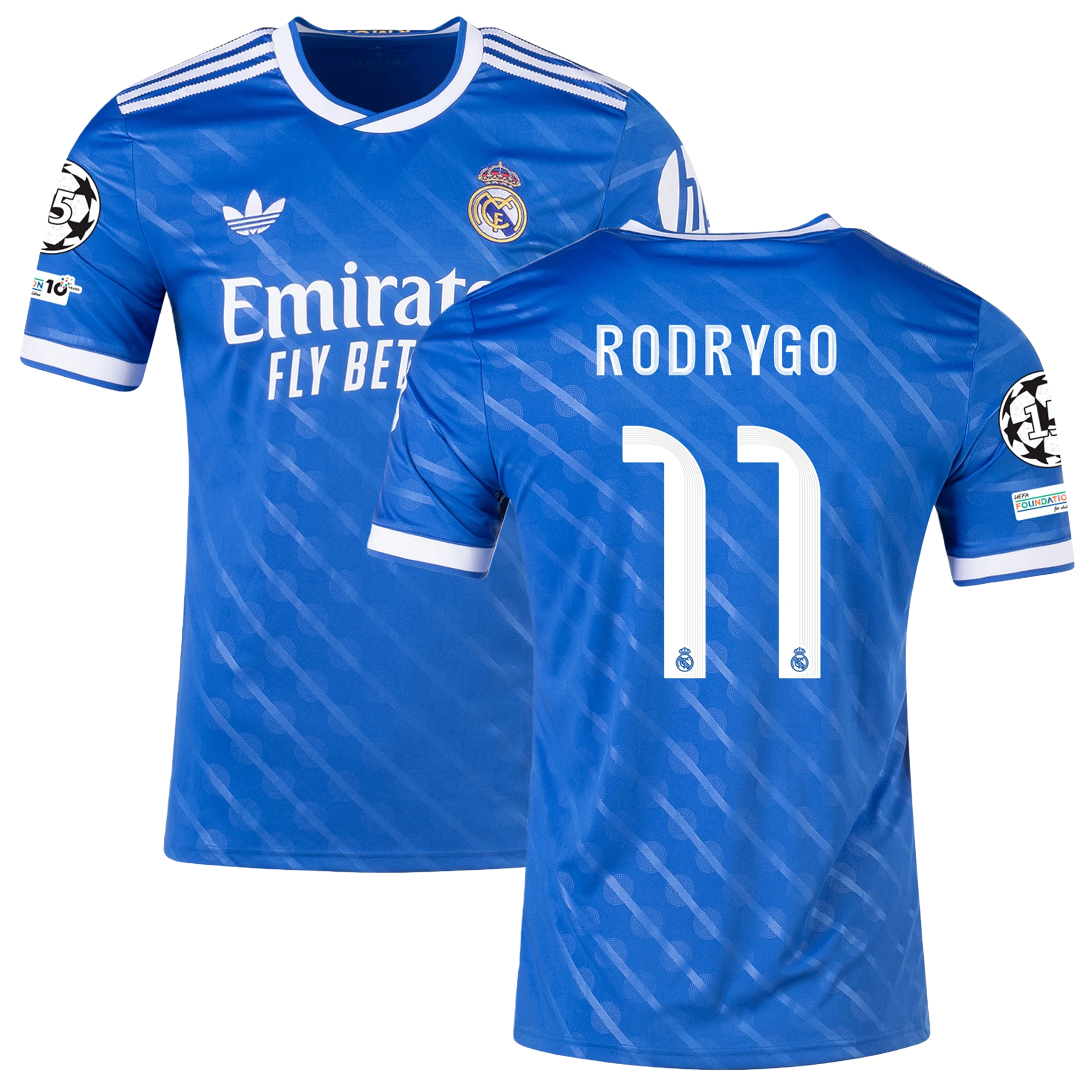 Mens 11 Rodrygo Real Madrid 2025-26 Third Jersey Football Shirt