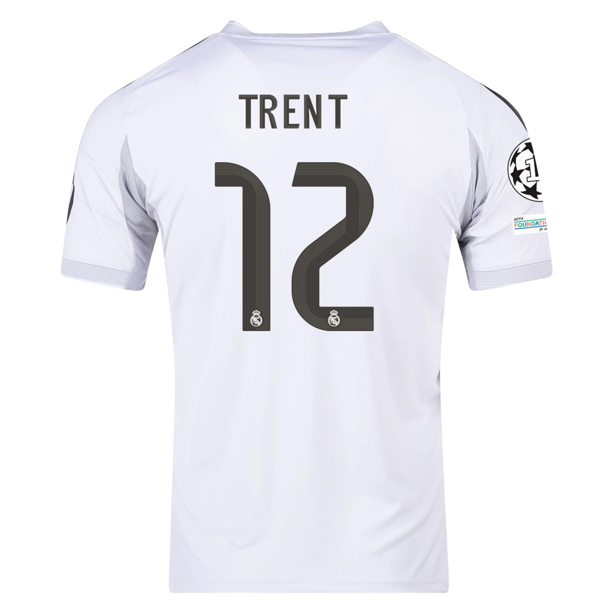 Mens 12 Trent Alexander-Arnold Real Madrid 2025-26 Home Jersey Football Shirt