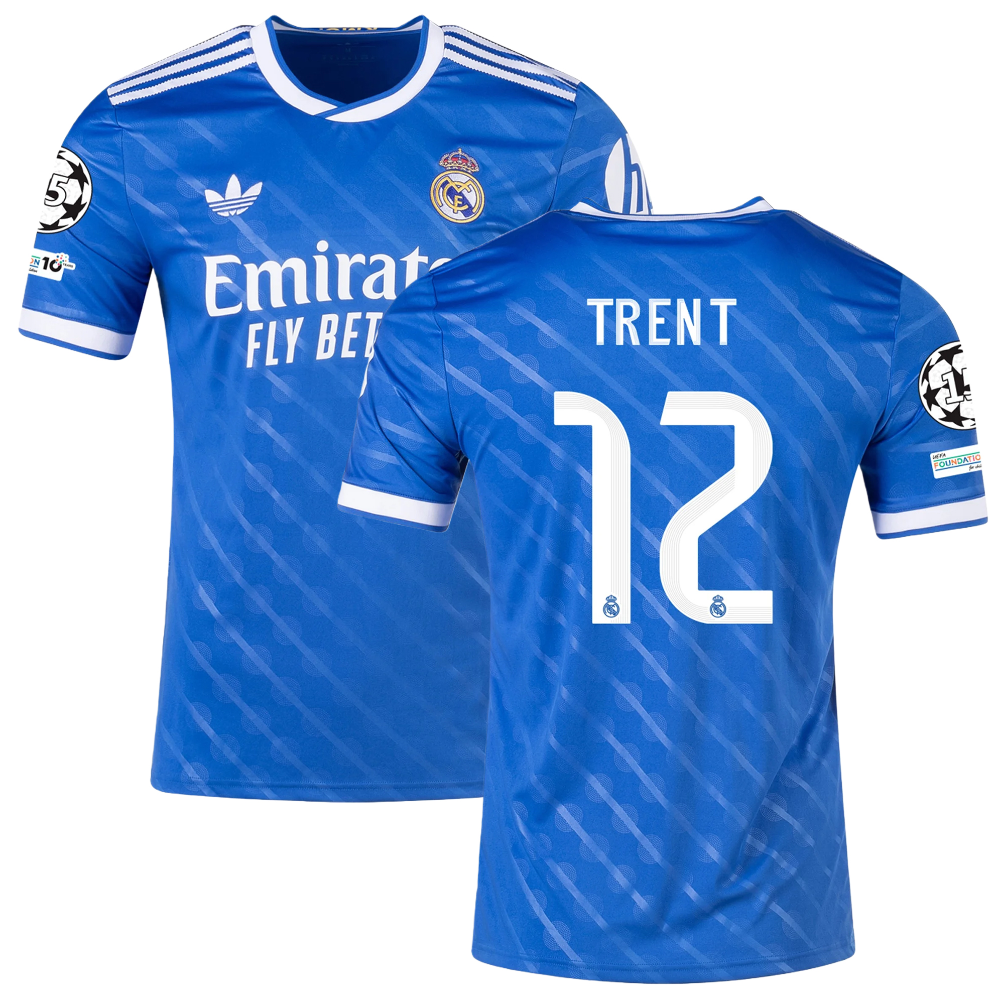 Mens 12 Trent Alexander-Arnold Real Madrid 2025-26 Third Jersey Football Shirt