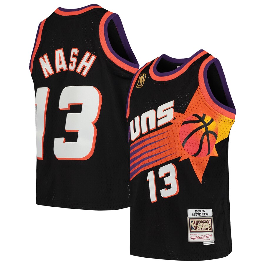 Men's Phoenix Suns Jerseys #13 Steve Nash 1996-97 Basketball Jerseys