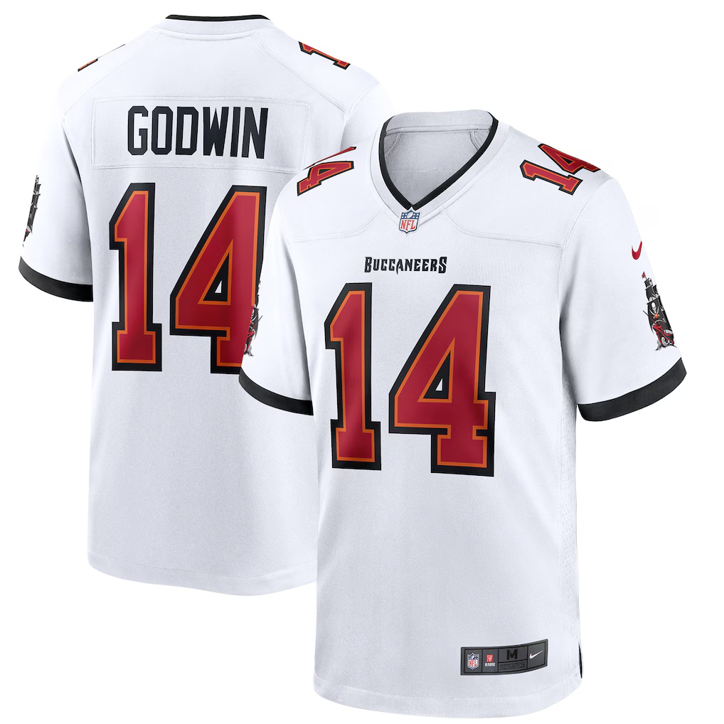 Men's Tampa Bay Buccaneers Jerseys #14 Chris Godwin Jr Football Jerseys