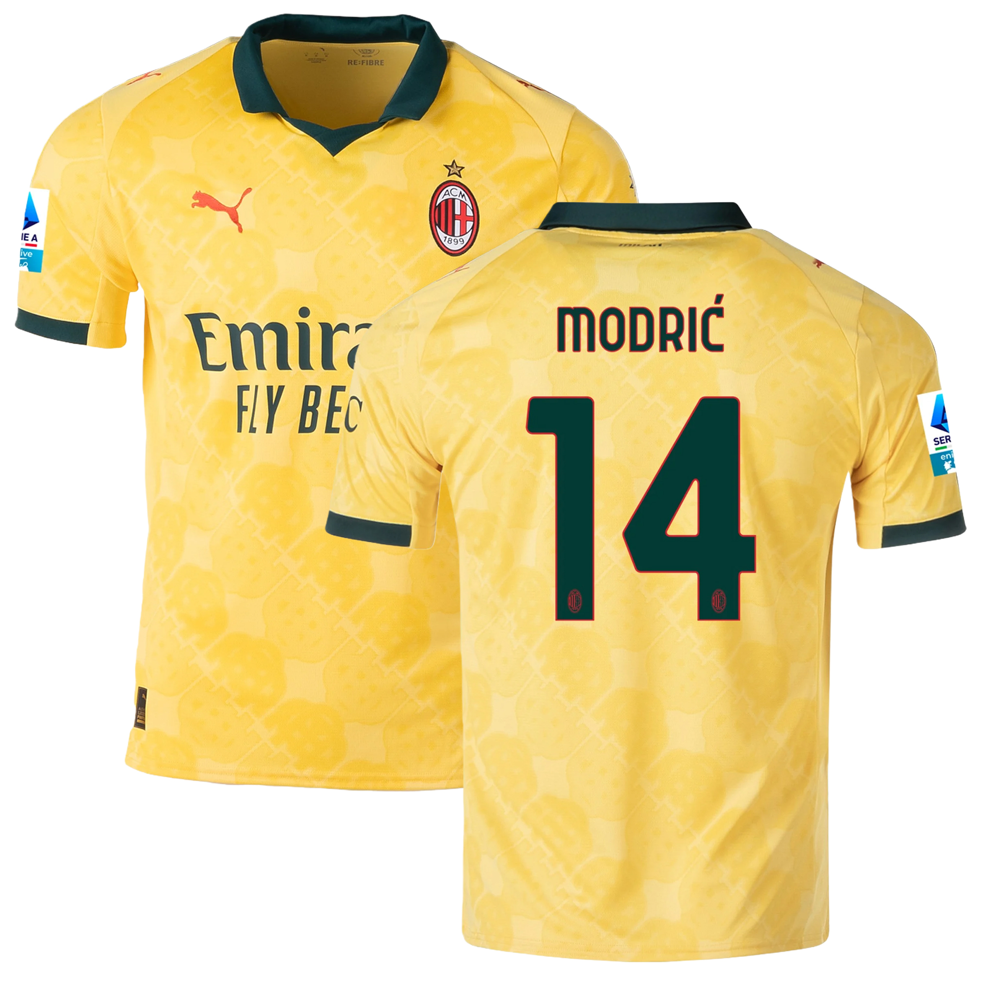 Mens 14 Luka Modrić AC Milan 2025-26 Third Jersey Football Shirt