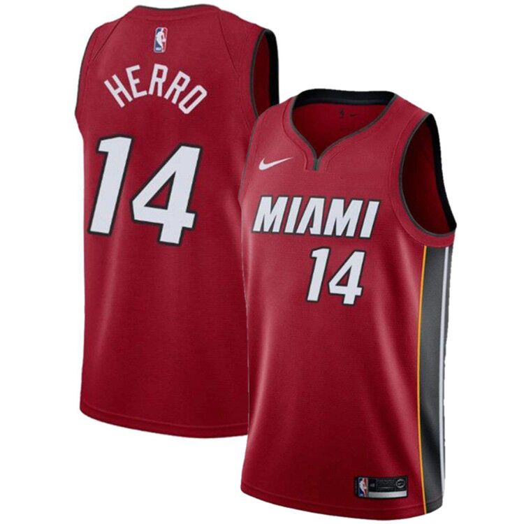 Men's Miami Heat Jerseys #14 Tyler Herro Basketball Jerseys