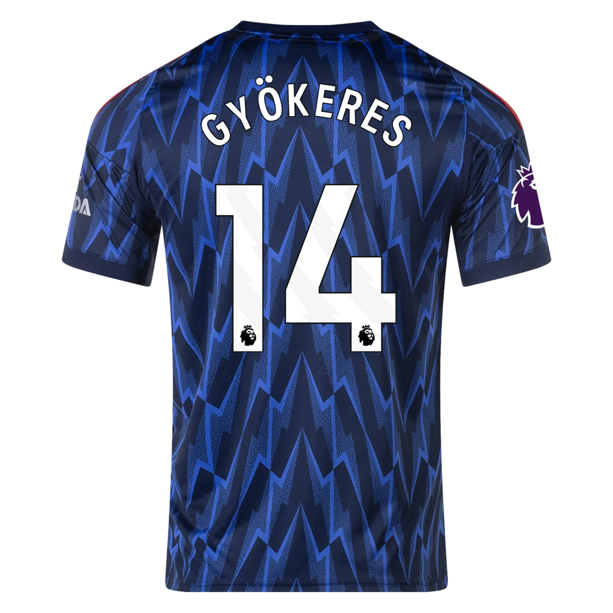 Mens 14 Viktor Gyökeres Arsenal 2025-26 Away Jersey Football Shirt