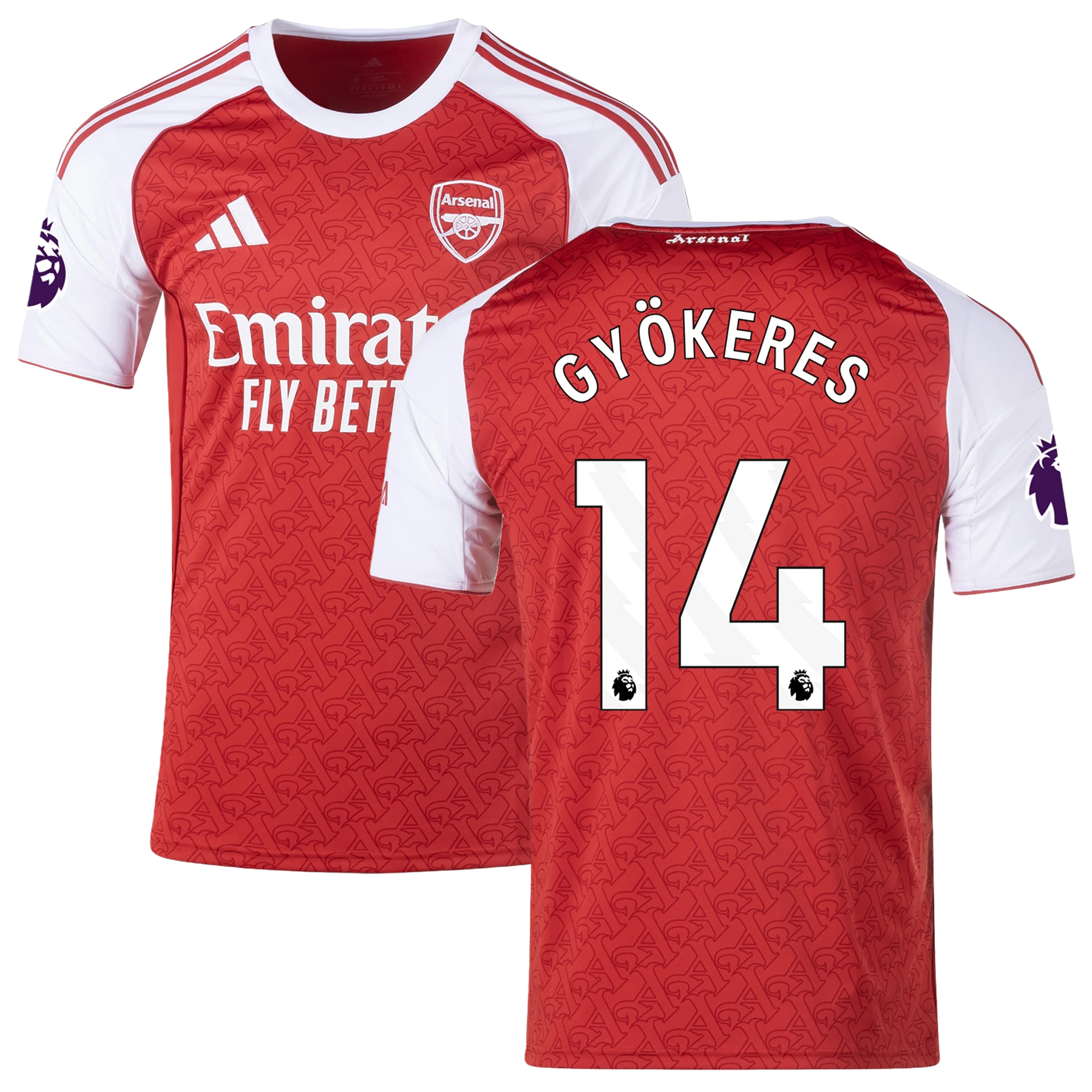 Mens 14 Viktor Gyökeres Arsenal 2025-26 Home Jersey Football Shirt