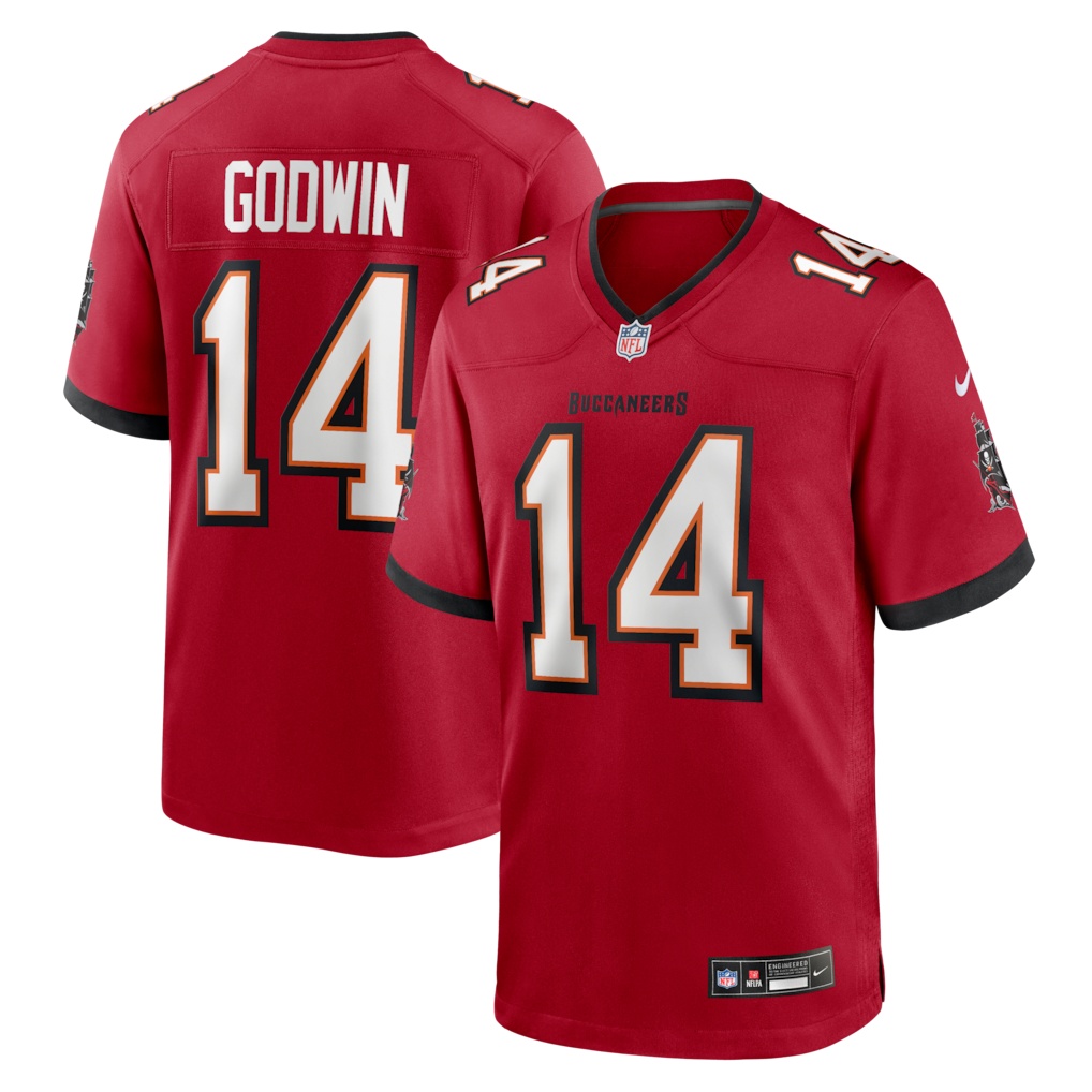 Men's Tampa Bay Buccaneers Jerseys #14 Chris Godwin Jr Football Jerseys