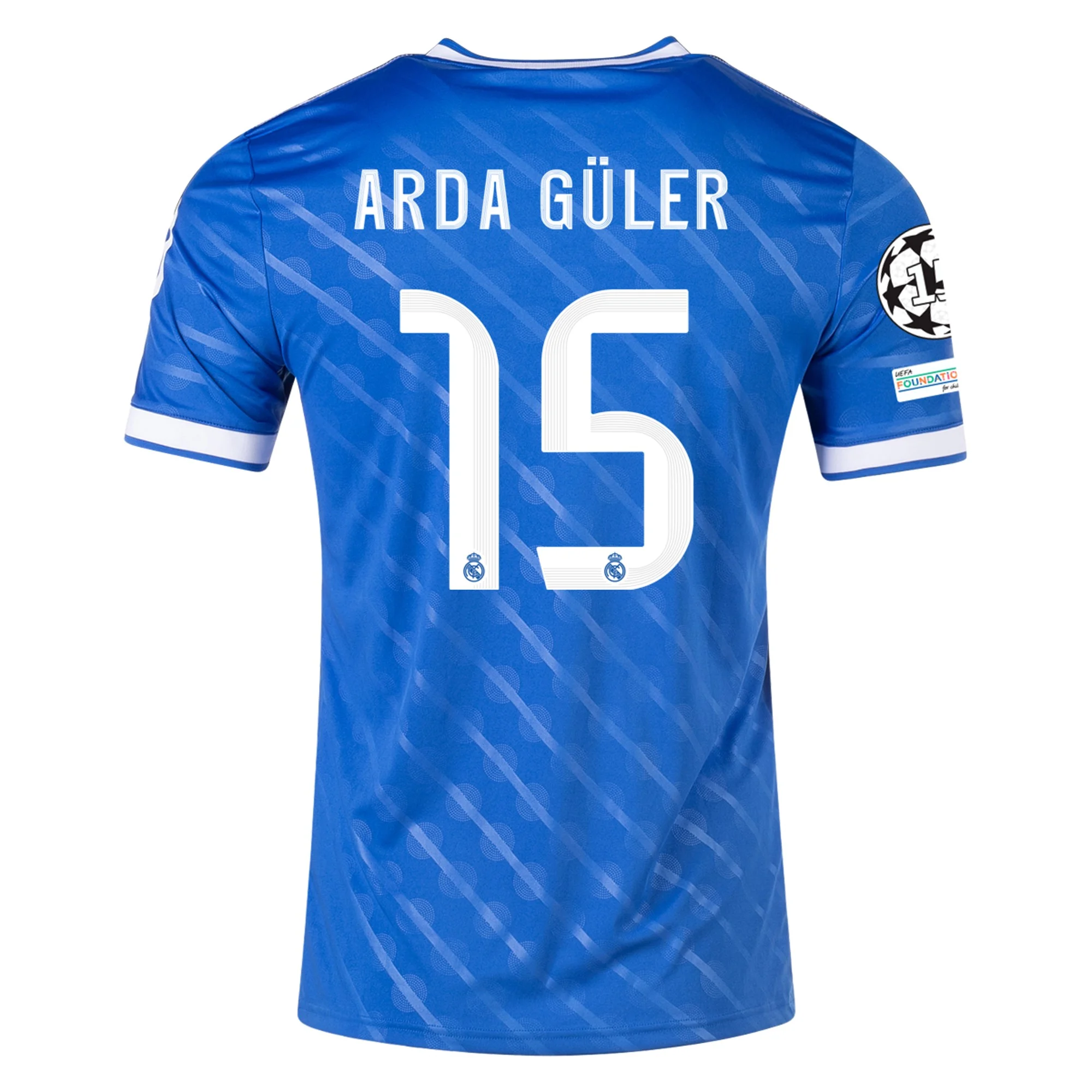 Mens 15 Arda Güler Real Madrid 2025-26 Third Jersey Football Shirt