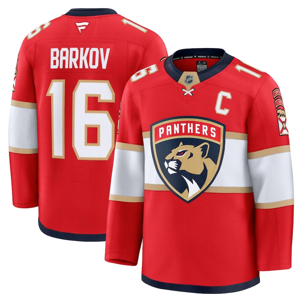 Men's Florida Panthers Jerseys #16 Aleksander Barkov Hockey Jerseys
