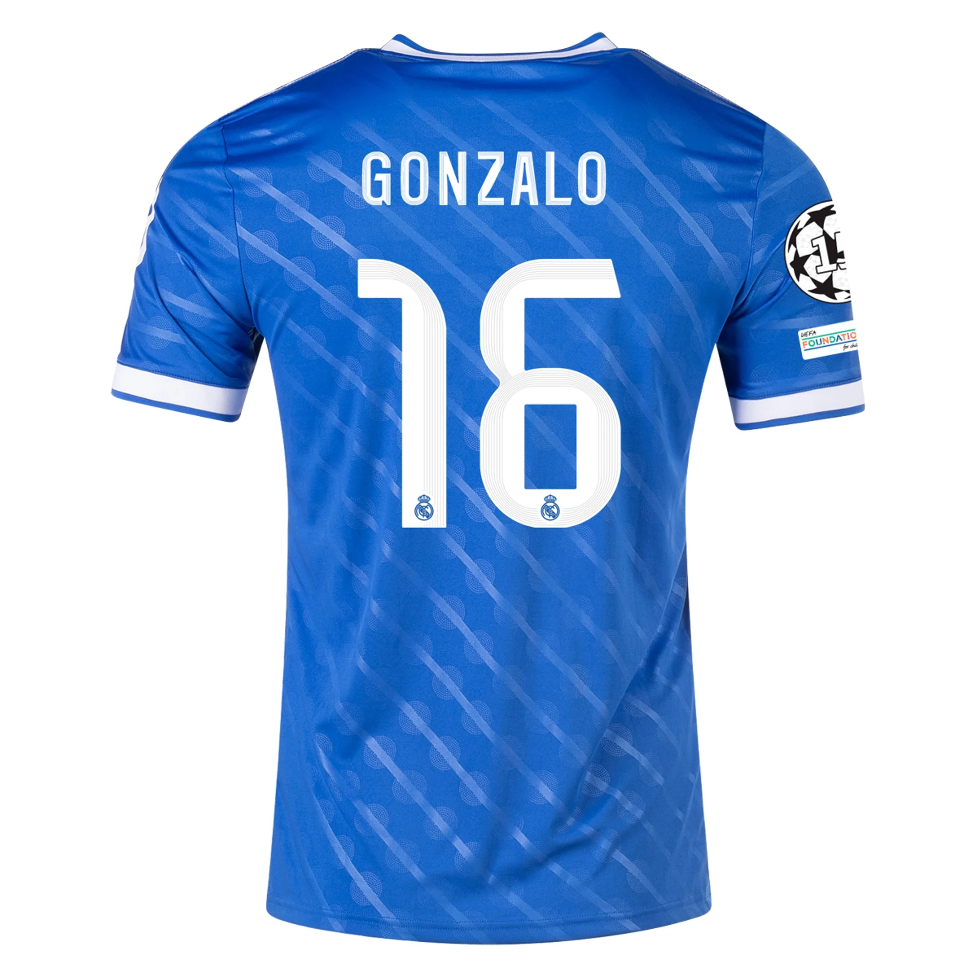 Mens 16 Gonzalo García Real Madrid 2025-26 Third Jersey Football Shirt